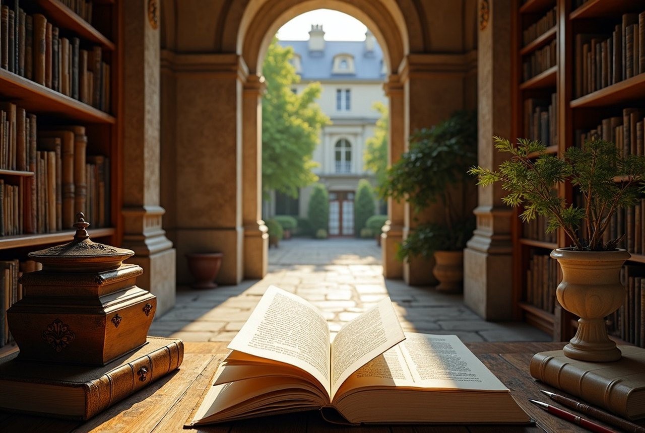 The gardens of the Palais-Royal, Paris
